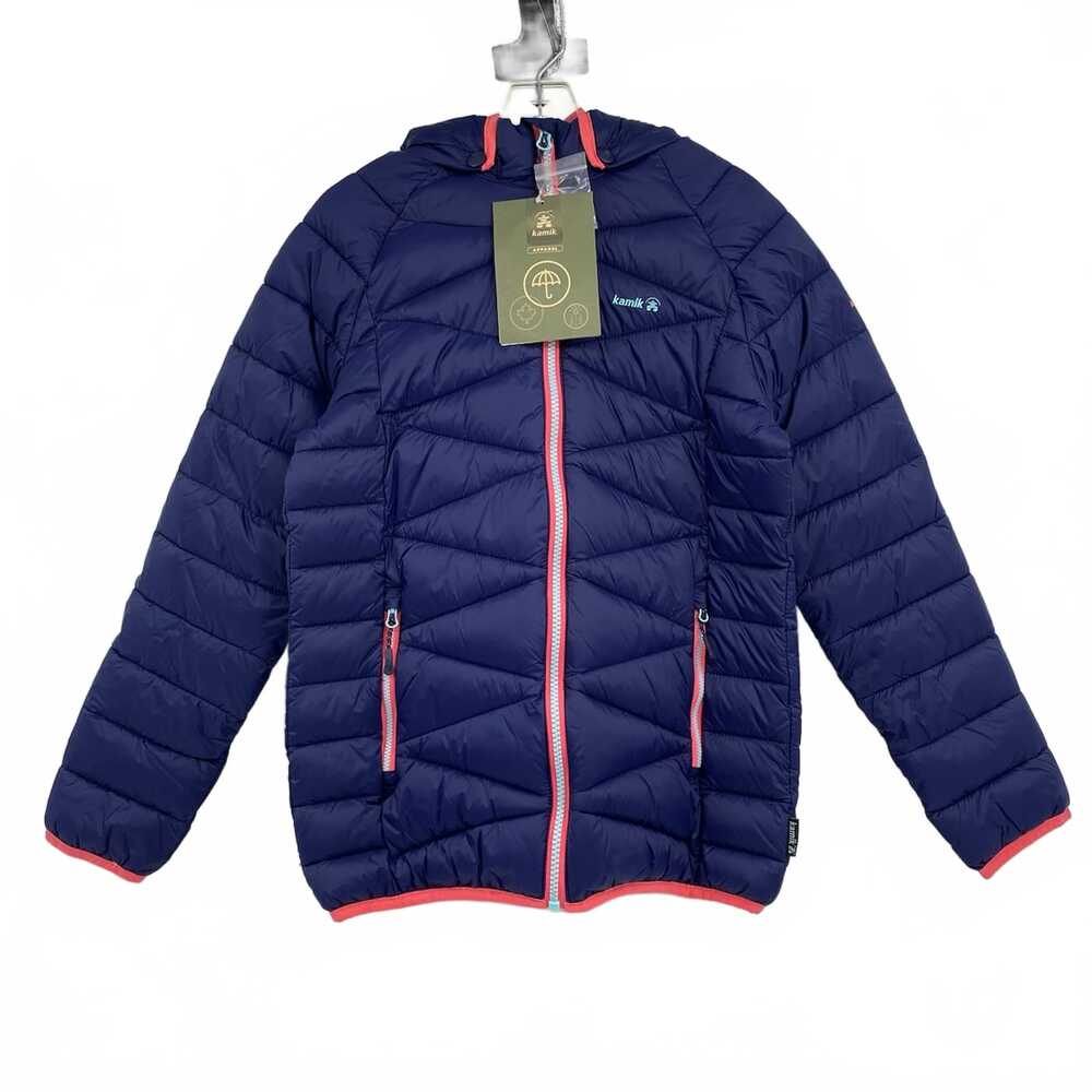 Kamik Blue Pink Puffer Jacket | Girls Size 14 Regular